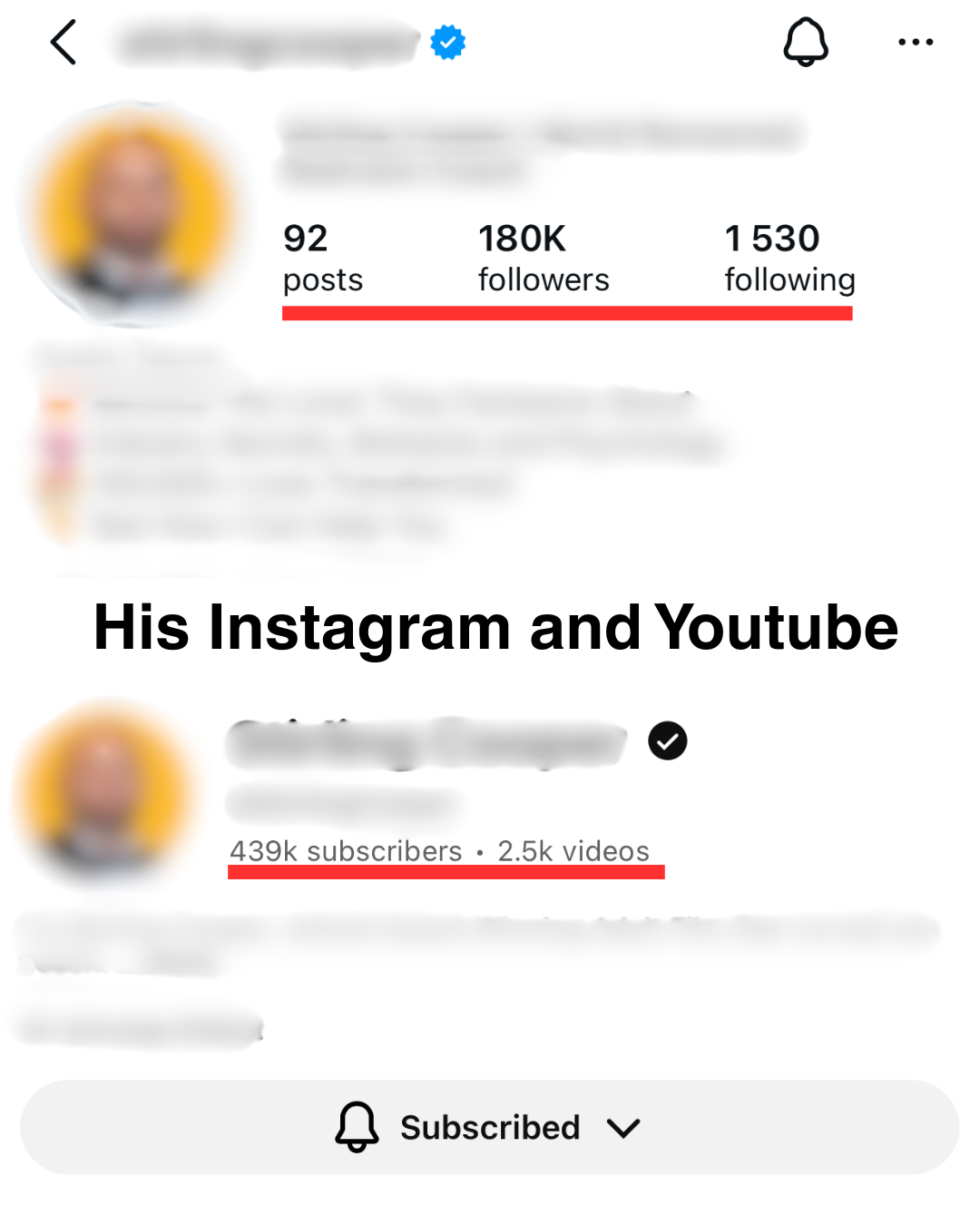 A single social account